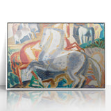 Horses in Landscape Painting | Expressionism by Leo Gestel