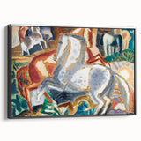 Horses in Landscape Painting | Expressionism by Leo Gestel