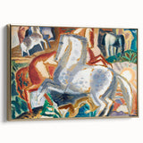 Horses in Landscape Painting | Expressionism by Leo Gestel