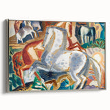 Horses in Landscape Painting | Expressionism by Leo Gestel