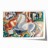 Horses in Landscape Painting | Expressionism by Leo Gestel