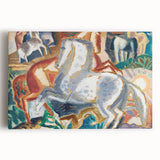 Horses in Landscape Painting | Expressionism by Leo Gestel