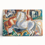 Horses in Landscape Painting | Expressionism by Leo Gestel