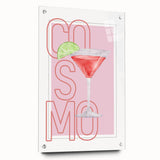 Large abstract wall art on acrylic glass showcasing swirling colors of blue and gold.