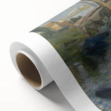 Impressionist Wall Art - Claude Monet Painting in His Studio by Manet