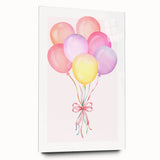 Colorful Balloon Bouquet Print - Kids Room Art Prints