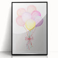 Colorful Balloon Bouquet Print - Kids Room Art Prints