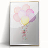 Colorful Balloon Bouquet Print - Kids Room Art Prints