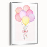 Colorful Balloon Bouquet Print - Kids Room Art Prints