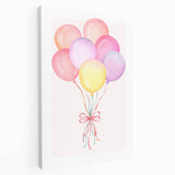 Colorful Balloon Bouquet Print - Kids Room Art Prints