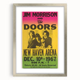 The Doors 1967 New Haven Arena Poster - Vintage Concert Art