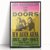 The Doors 1967 New Haven Arena Poster - Vintage Concert Art