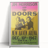 The Doors 1967 New Haven Arena Poster - Vintage Concert Art