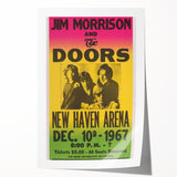 The Doors 1967 New Haven Arena Poster - Vintage Concert Art