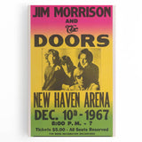 The Doors 1967 New Haven Arena Poster - Vintage Concert Art