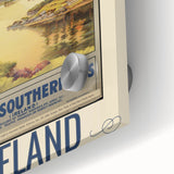 Retro Killarney Travel Poster - Vintage Ireland Landscape Wall Art