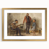 The Dancing Lesson Realism Art Print - Thomas Eakins Classic Canvas Decor
