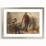 The Dancing Lesson Realism Art Print - Thomas Eakins Classic Canvas Decor