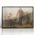 The Dancing Lesson Realism Art Print - Thomas Eakins Classic Canvas Decor