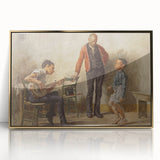 The Dancing Lesson Realism Art Print - Thomas Eakins Classic Canvas Decor
