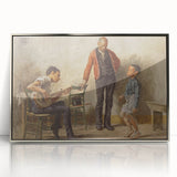 The Dancing Lesson Realism Art Print - Thomas Eakins Classic Canvas Decor