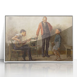 The Dancing Lesson Realism Art Print - Thomas Eakins Classic Canvas Decor