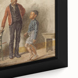 The Dancing Lesson Realism Art Print - Thomas Eakins Classic Canvas Decor