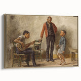 The Dancing Lesson Realism Art Print - Thomas Eakins Classic Canvas Decor