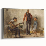 The Dancing Lesson Realism Art Print - Thomas Eakins Classic Canvas Decor