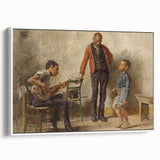 The Dancing Lesson Realism Art Print - Thomas Eakins Classic Canvas Decor