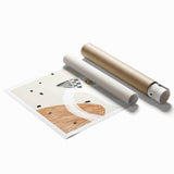 Playroom Wall Art - Space Rocket Kids Room Art for Boys