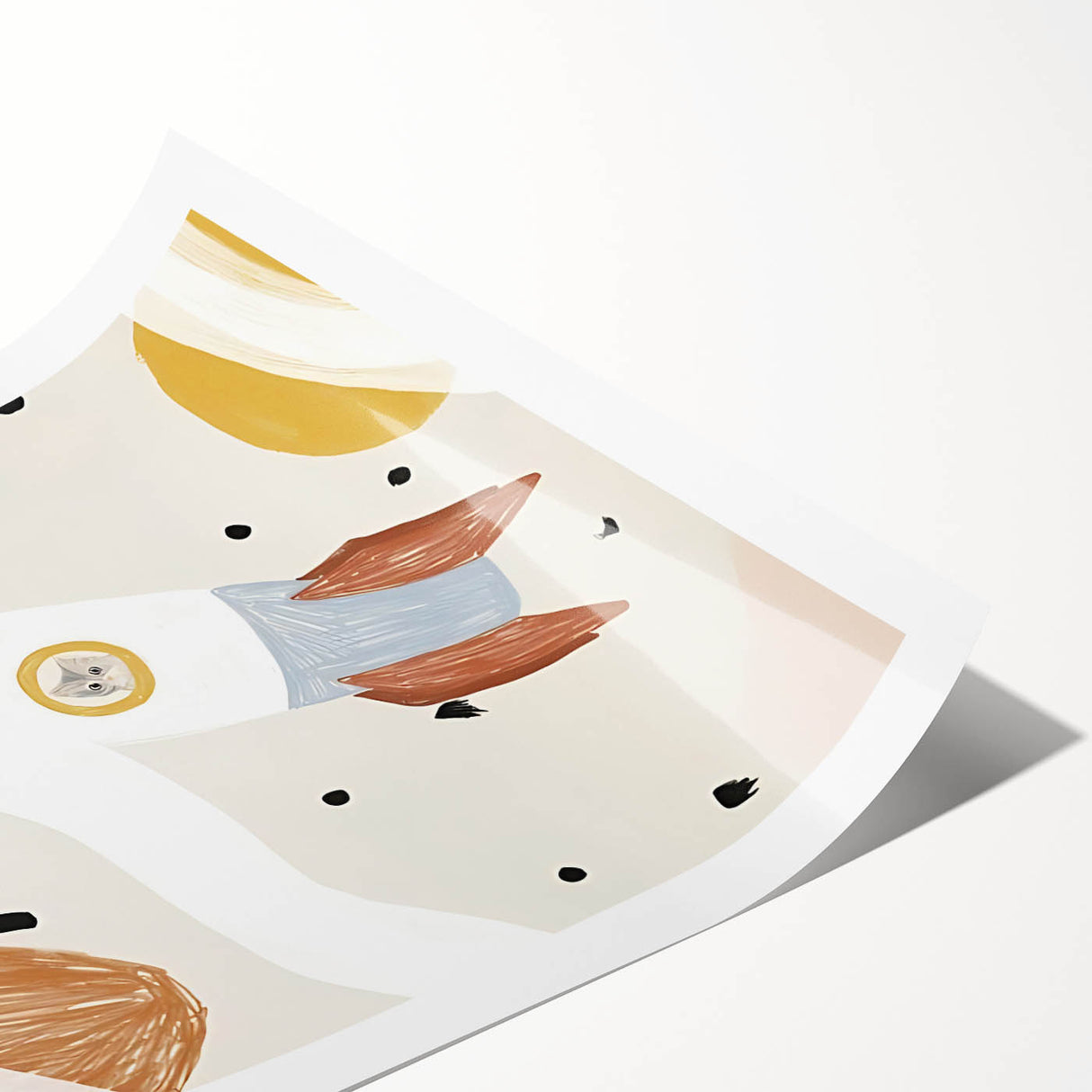 Playroom Wall Art - Space Rocket Kids Room Art for Boys