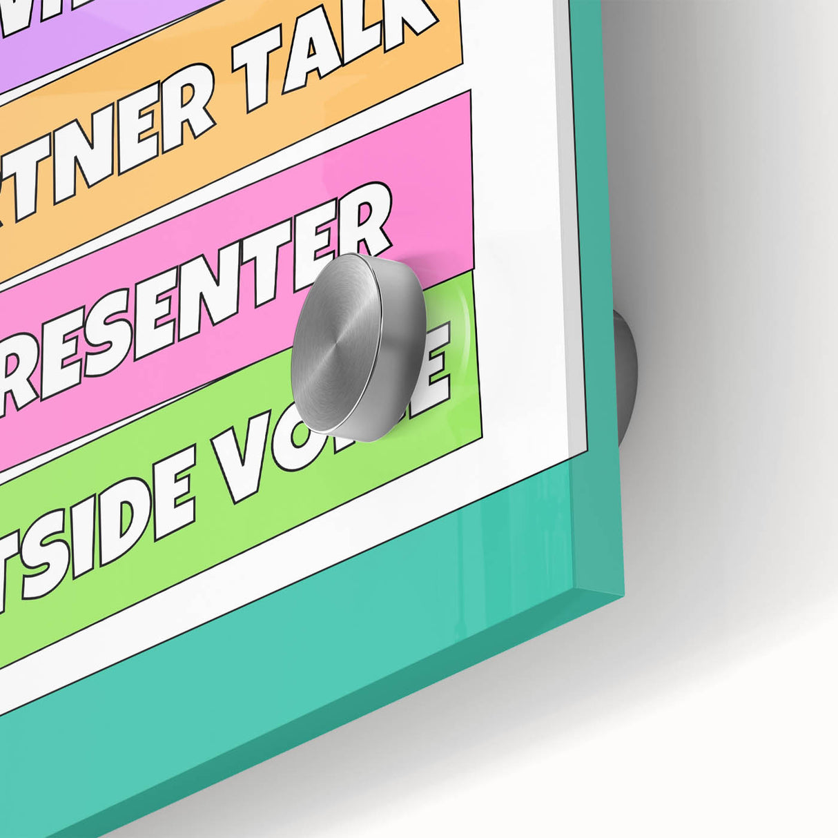 Classroom Educational Posters - Voice Levels Learning Chart