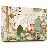 Woodland Animals Nursery Wall Art - Kids Room Prints & Decor