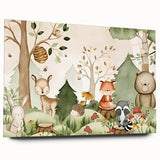 Woodland Animals Nursery Wall Art - Kids Room Prints & Decor