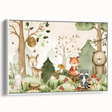 Woodland Animals Nursery Wall Art - Kids Room Prints & Decor