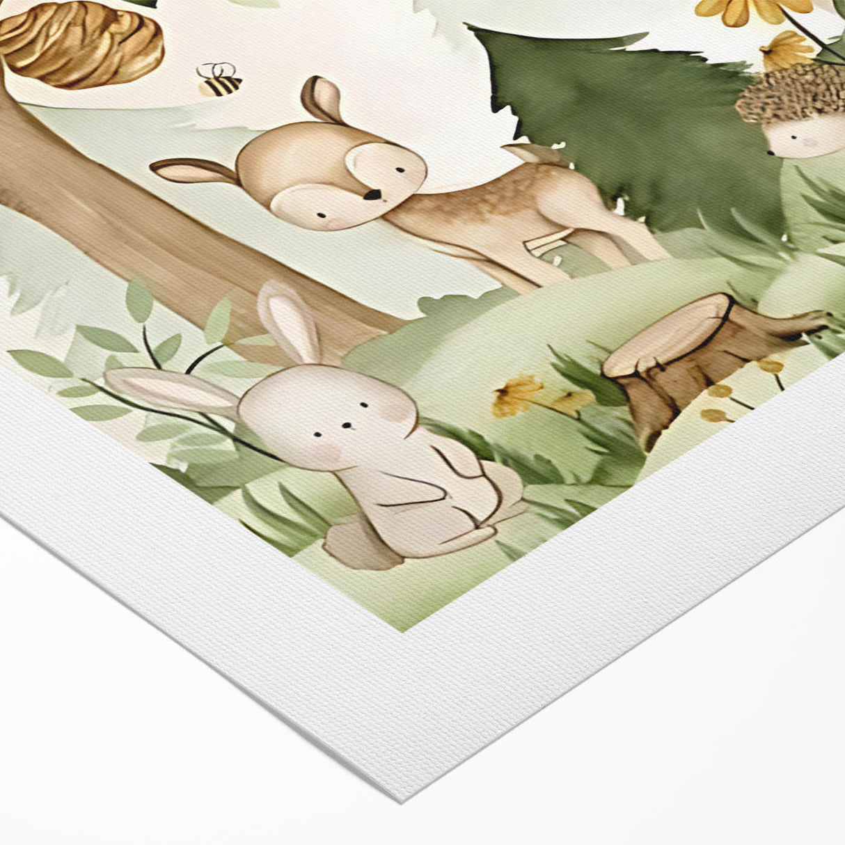 Woodland Animals Nursery Wall Art - Kids Room Prints & Decor
