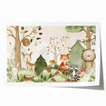 Woodland Animals Nursery Wall Art - Kids Room Prints & Decor