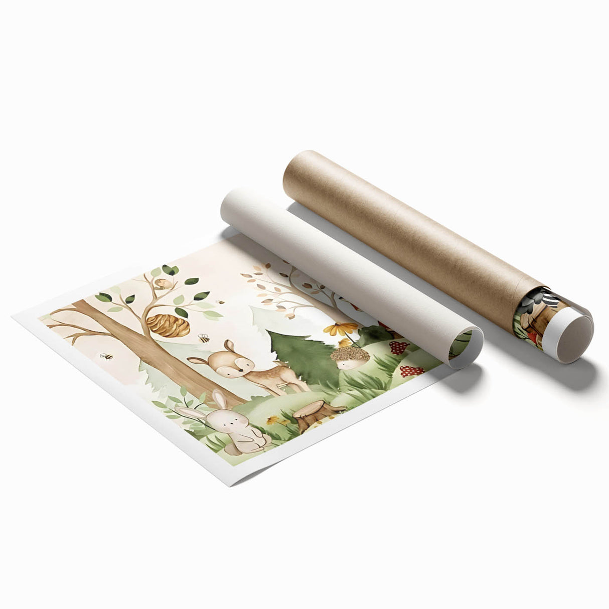 Woodland Animals Nursery Wall Art - Kids Room Prints & Decor