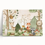 Woodland Animals Nursery Wall Art - Kids Room Prints & Decor