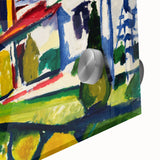 Modern Wall Art of Colorful Abstract Architecture - Bold Contemporary Style