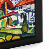 Modern Wall Art of Colorful Abstract Architecture - Bold Contemporary Style