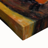 Modern Wall Art - Girl in Green Turban Portrait in Vibrant Impressionist Style