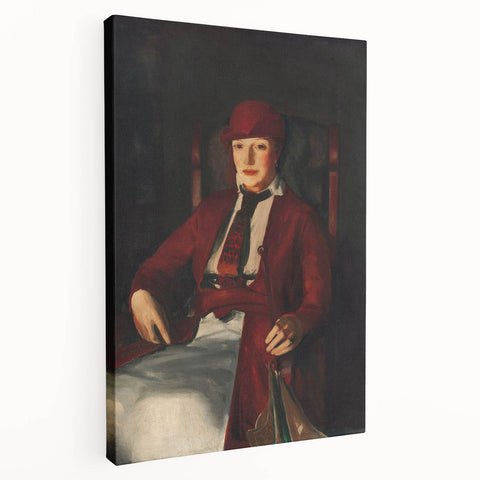 Modern Wall Art - Portrait of Mrs. Chester Dale in Rich Impressionist Style