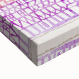 Modern Wall Art - Abstract Old City in Vibrant Geometric Patterns