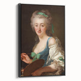 Classic Romantic Paintings - Anne Vallayer-Coster Portrait Canvas Art