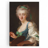 Classic Romantic Paintings - Anne Vallayer-Coster Portrait Canvas Art