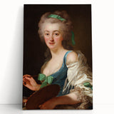 Classic Romantic Paintings - Anne Vallayer-Coster Portrait Canvas Art