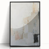 Modern Dining Room Art - Neutral Abstract Framed Dining Room Prints