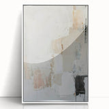 Modern Dining Room Art - Neutral Abstract Framed Dining Room Prints